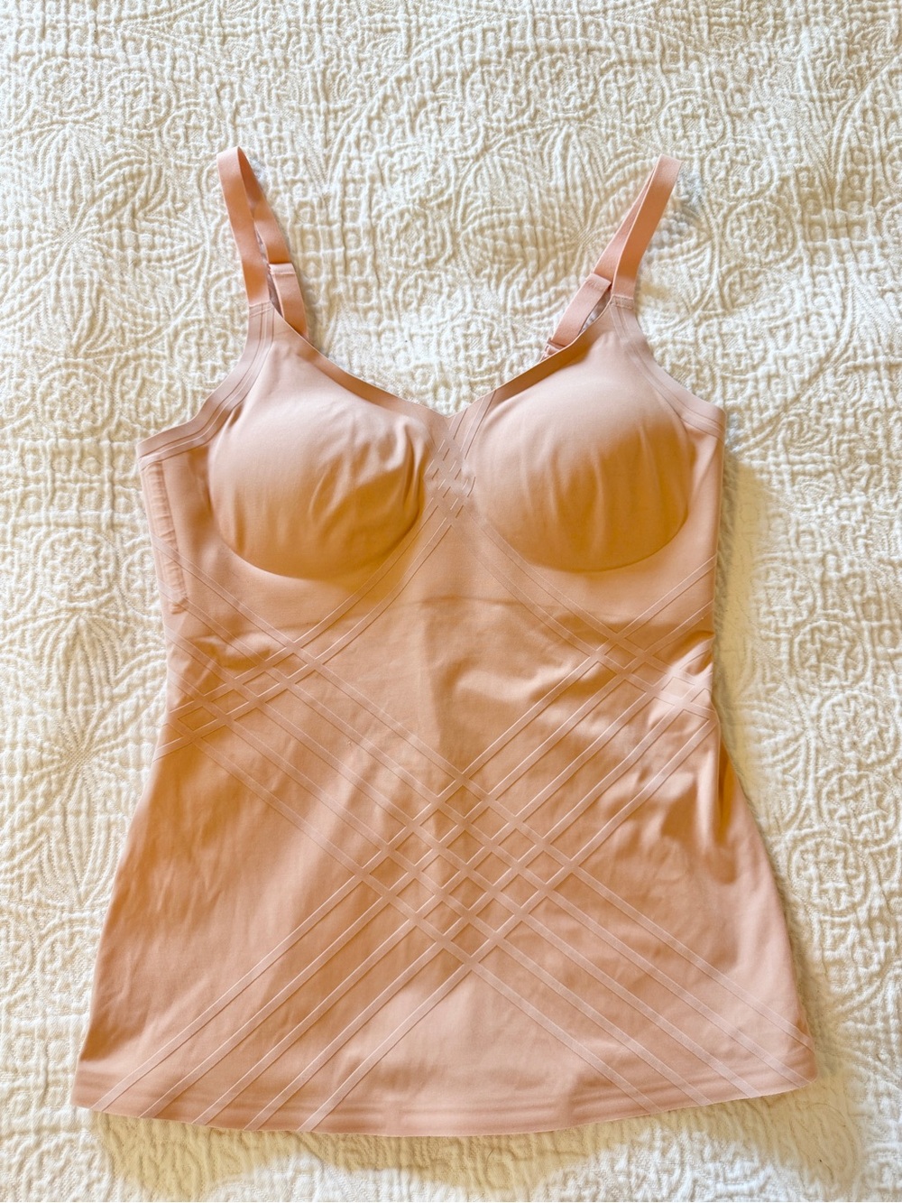 Honeylove Silhouette Cami Tank Top Medium Nude Pink Rose